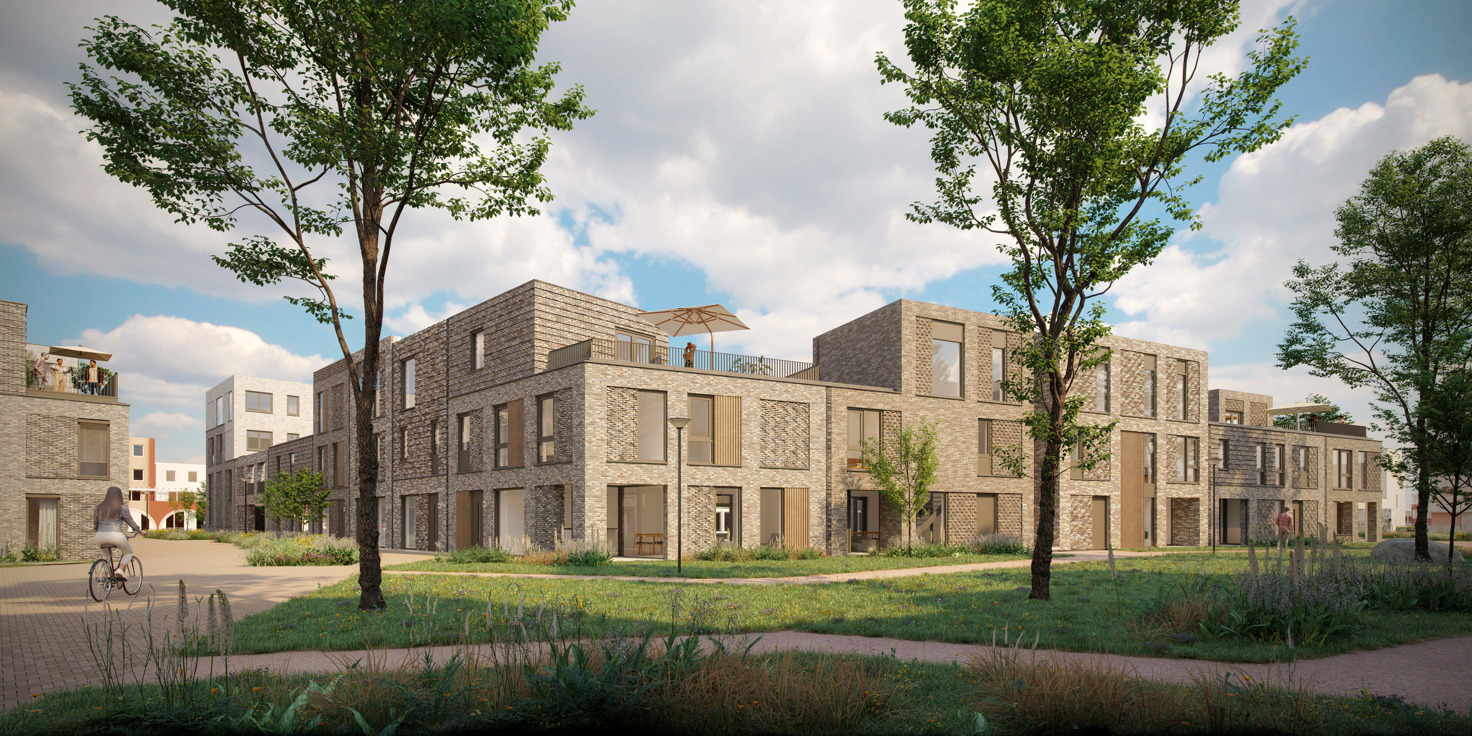 Blok F — groene openbare ruimte